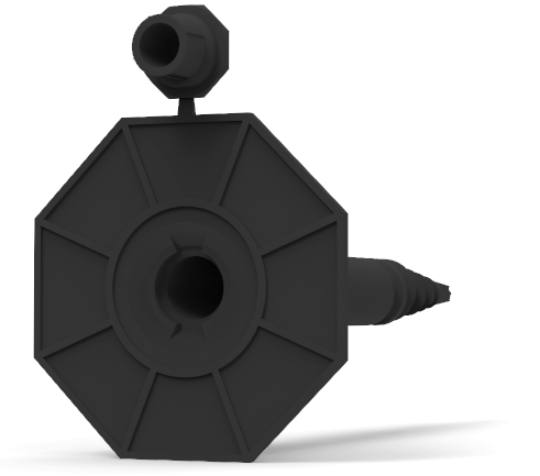 GYP-GRIP Drywall insulation fastener, front view